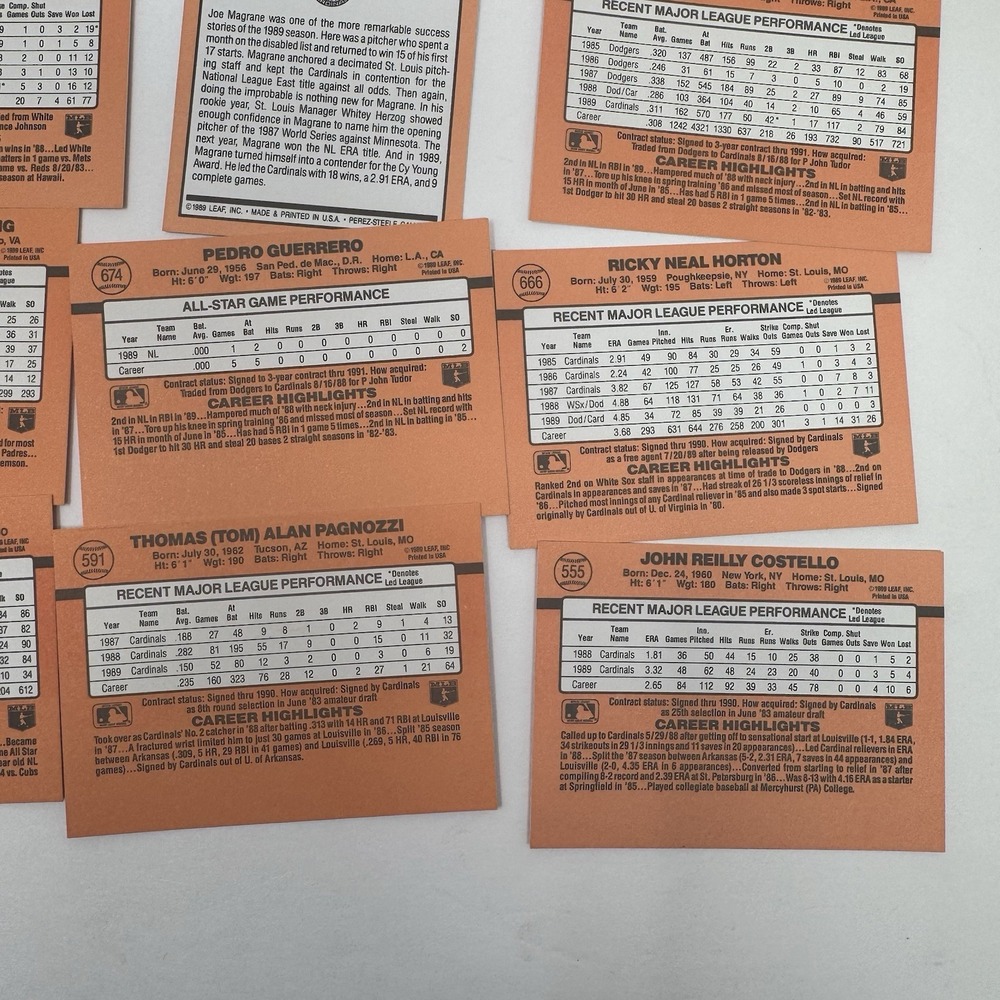 1990 Donruss Baseball Trading Card Lot Of 32 Cards Assorted Players - Picture 10 of 13